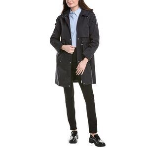Sam Edelman Womens Trench Coat, Blue